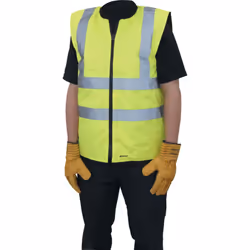 TUFFSAFE TFF-962-4716A, Vest, Any gender, Orange, M, 2 pockets, Zipper