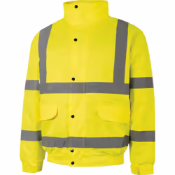 TUFFSAFE TFF-962-7403C, Jacket, Any gender, Yellow, XL, Zipper, Polyester