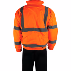 TUFFSAFE TFF-962-7408J, Jacket, Any gender, Orange, 2XL, Flap closure, Zipper, Polyester