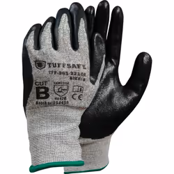 TUFFSAFE TFF-961-2210G, Protective mittens, Black, Adult, Adult, Unisex, No pattern