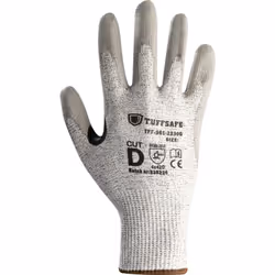 TUFFSAFE TFF-961-2230E protective handwear Protective mittens Grey Cotton, Polyurethane 1 pc(s)