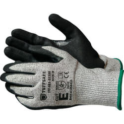 TUFFSAFE TFF-961-2232G protective handwear Protective mittens Black, Grey Cotton, Nitril 1 pc(s)