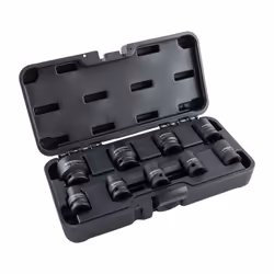 1/2" Square Drive Impact Socket Set 9 Piece Set - Metric