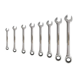 8-19mm Double Ratchet Combination Spanner Set, 8 Piece