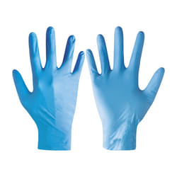Gloves Disposable Blue Nitrile 5G (PK-100) (Sz-L)