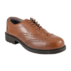 Brogue Shoe Brown S3 SRC Size 10