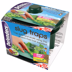 Poison Free Slug Trap Twin Pack - Defenders Traps Snail -  slug trap defenders twin pack traps snail