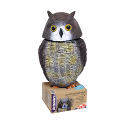 Head Turning Owl Garden Defender - Action Wind Defenders Decoy Scarer Bird - owl action wind defenders decoy scarer head bir ...