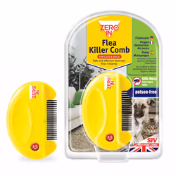 Flea Killer Comb For Cats & Dogs - Zero Poison Free Stv Kills Fleas - flea comb killer zero dogs cats poison free stv kills ...