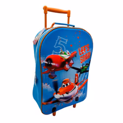 Disney 4D Planes Cabin Wheeled Trolley Bag Extendable Handle Kids