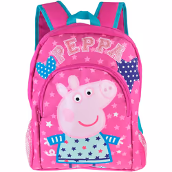 Peppa Pig Girls Hearts and Stars Backpack