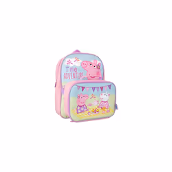 Kids Backpack and Lunch Box Set Pink