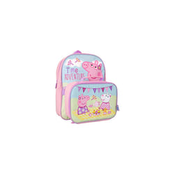 Kids Backpack and Lunch Box Set Pink
