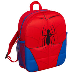 Marvel Spiderman Backpack 3D Plush Travel School Rucksack Boys Lunch Bag Kids - One Size