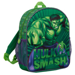 Boys 3D Incredible Hulk Backpack Kids Marvel Avengers School Travel Rucksack Bag - One Size