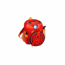 Kids Iron Man Backpack with Avengers Insulated Lunch Bag Cooler Water Bottle Official Marvel Matching 3 Piece Set Boys Back t ...