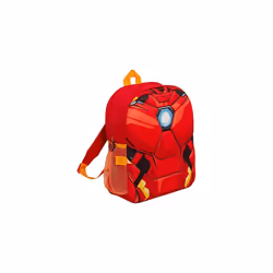 Kids Iron Man Backpack with Avengers Insulated Lunch Bag Cooler Water Bottle Official Marvel Matching 3 Piece Set Boys Back to School Rucksack Tr