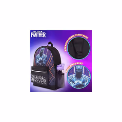 Marvel Black Panther Kids Backpack, Boys Rucksack For School, Travel, Sports, Marvel Gifts For Childrens And Teens