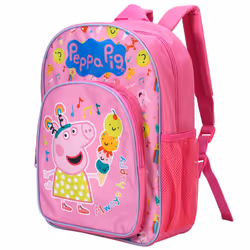 Peppa Pig Kids Premium Backpack Rucksack Travel Bag, Multicolour