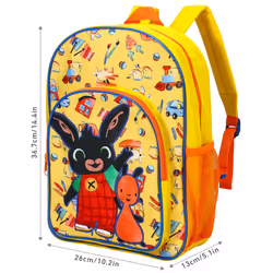 Bing Kids Premium Backpack School Rucksack Travel Bag, Multicolour