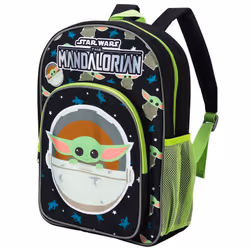 Star Wars Yoda Kids Premium Backpack Rucksack Bag, Multicolour