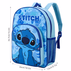 Stitch Childrens Backpack Bag Boys Girls with side mesh pocket