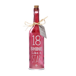 Boxer Gifts LED 18th Birthday Glass Starlight Bottle | Perfect Gift For Her