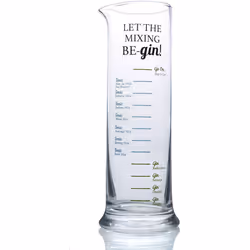 Boxer Gifts GWR011 Let The Mixing Be Gin Novelty Spirit Measure
