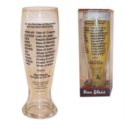 Big Beer Glass - 12 Daze (Days) of Christmas - Drinking Game