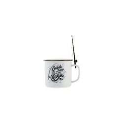 Boxer Gifts Good Things Come to Those Who Bait Novelty Fishing Themed Mug Comes with Fishing Rod for Biscuit Dunking Funny Gift for Fisher White