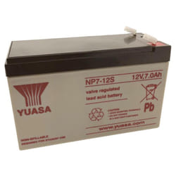 Yuasa NP7-12S Sealed Rechargeable Lead-Acid Battery - 12V 7Ah