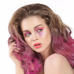 Chunky Glitter Shaker, Holo. Cosmetic glitter for use on the eyes, lips, face, body, hair and nails.