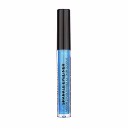 Sparkle Vegan Glitter Liquid Eyeliner, Quick Drying Fine Extreme Glitter Colour, Blue