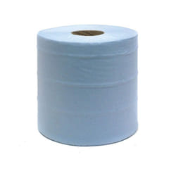 WHITEBOX WX43931CBL150S Centrefeed Roll, 2 Ply, 150 m, Blue (Pack of 6)