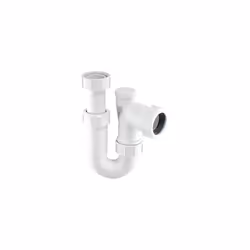 McAlpine ASA10V Adjustable Inlet Tubular Swivel Anti-Syphon 'P' Trap-1.25 inch, White