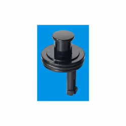 McAlpine BP1-CAP Black Plastic Captive Plug - 1Â½" diameter (for 1Â¼" waste)
