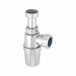 McAlpine CAA10 Chrome Adjustable Inlet Slim Bottle Trap - 1 1/4" BSP