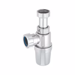 McAlpine CAA10 Chrome Adjustable Inlet Slim Bottle Trap - 1 1/4" BSP