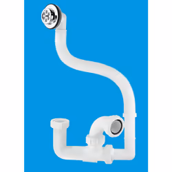 McAlpine FJ10 75mm Seal Bath Trap with Flexible Overflow
