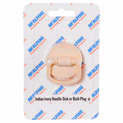 McAlpine CARD-10 Indian Ivory Handle Sink Or Bath Plug - BP2H-II