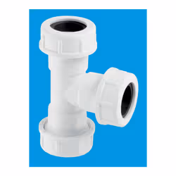 McAlpine R3M ¾" x 3m length HDPE White Overflow Pipe