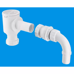 McAlpine R30E ¾" Complete Screened Tank Overflow Connector - Extended