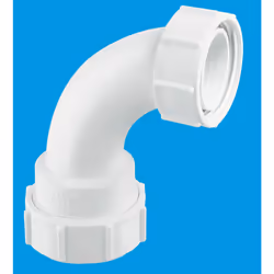 McAlpine Multifit 90 Degree Bend 1.25'' x BSP Loose Swivel Nut S5M