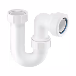 McAlpine SA10 1.25" 75mm Water Seal Tubular Swivel 'P' Trap with Multifit Outlet