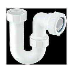 McAlpine SA10 1.25" 75mm Water Seal Tubular Swivel 'P' Trap with Multifit Outlet