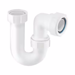 McAlpine SA10 1.25" 75mm Water Seal Tubular Swivel 'P' Trap with Multifit Outlet