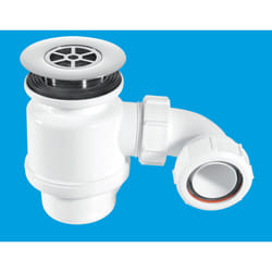 McAlpine STW8-R 50mm Water Seal Resealing Shower Trap with Multifit Outlet