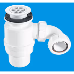 McAlpine STW9-R 80mm Water Seal Resealing Shower Trap with Multifit Outlet