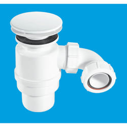 McAlpine STW11-M 80mm Water Seal Resealing Shower Trap with Multifit Outlet