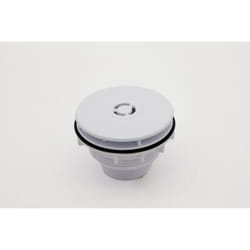 McAlpine SWHF3-WH High Flow Shower Waste: 110mm Chrome Plated Plastic Flange x 56mm Tail: Top Access: Backnut Model